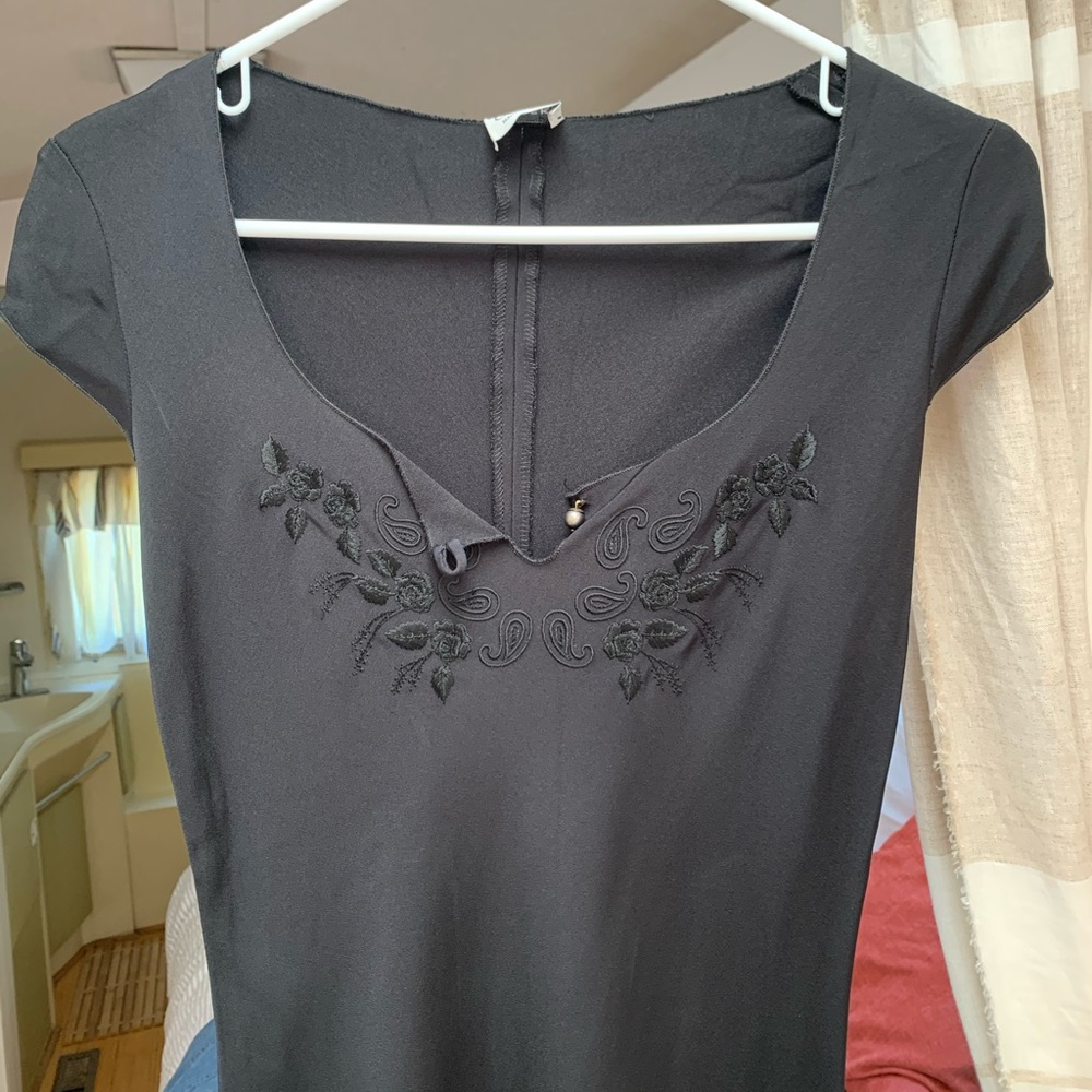 Elegant black long dress